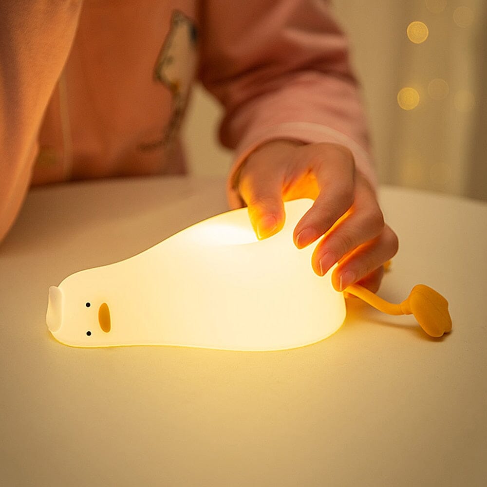 Soft Silicone Duck Lamp