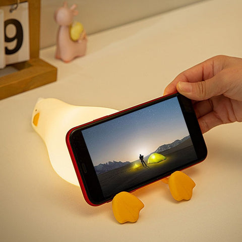 Soft Silicone Duck Lamp