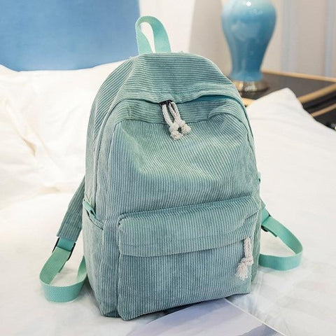 „The Corduroy“ – Gestreifter Cord-Rucksack