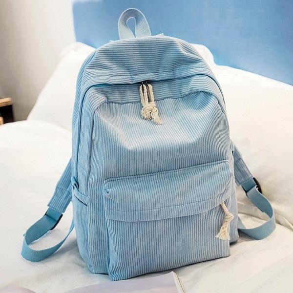 „The Corduroy“ – Gestreifter Cord-Rucksack