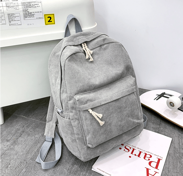 „The Corduroy“ – Gestreifter Cord-Rucksack