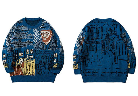 Suéter vintage de Van Gogh