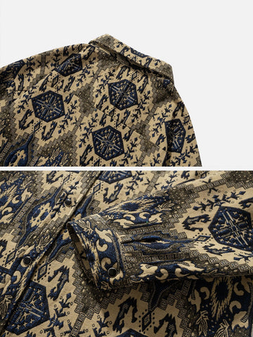 Chaqueta con bordado vintage
