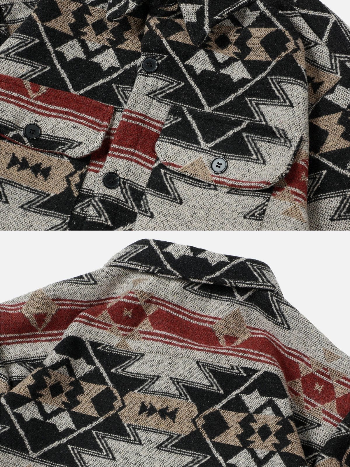 Chaqueta con bordado vintage