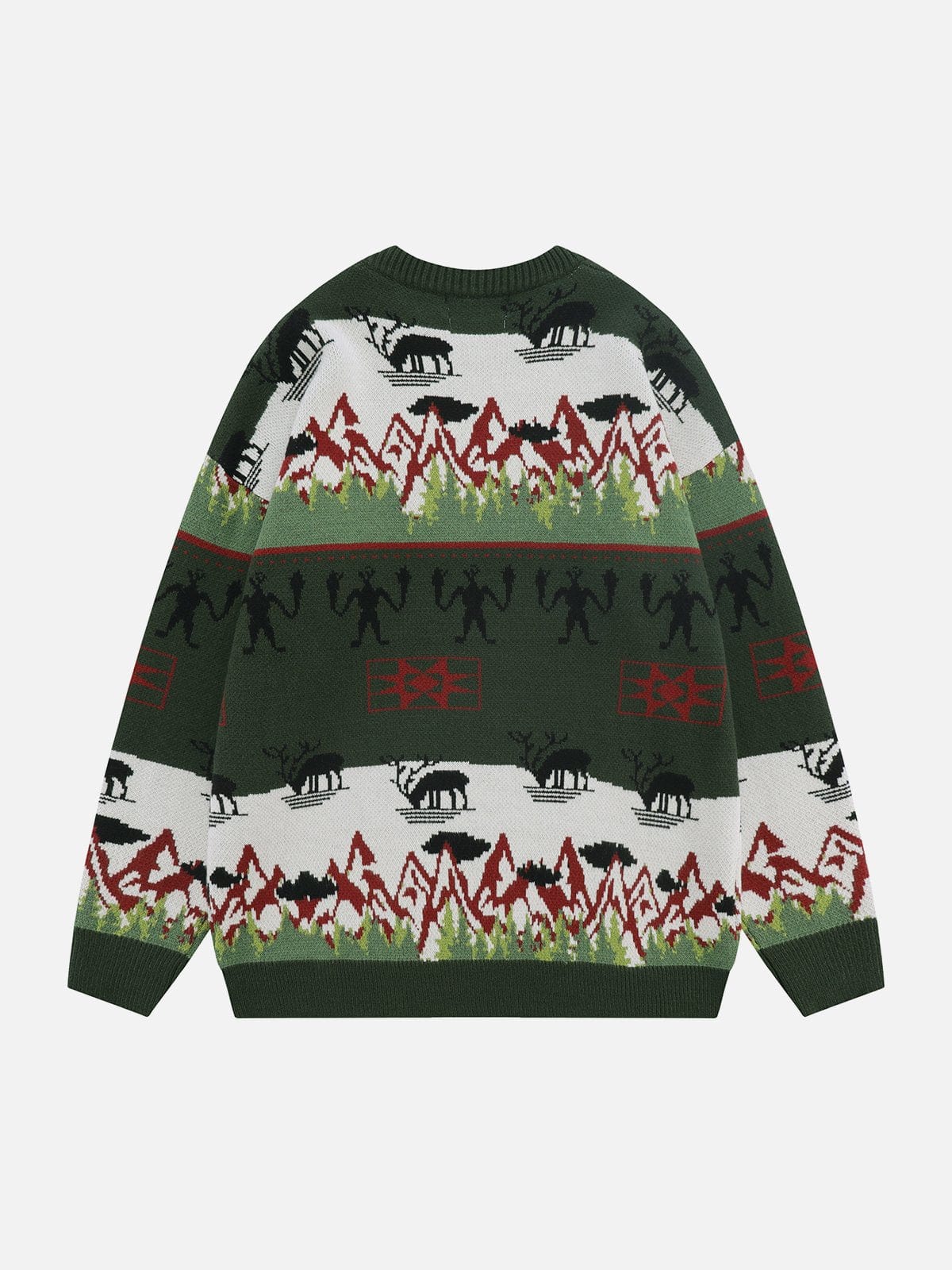 Vintage Mountain Elk Knit Sweater