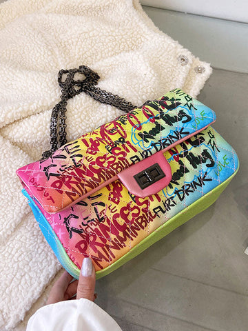 Graffiti Crossbody Bag