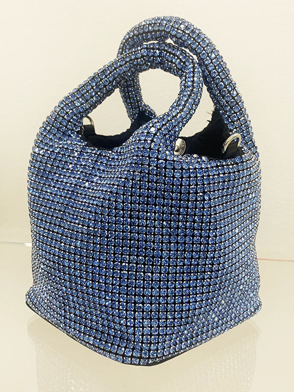 Rhinestone Bucket Bag