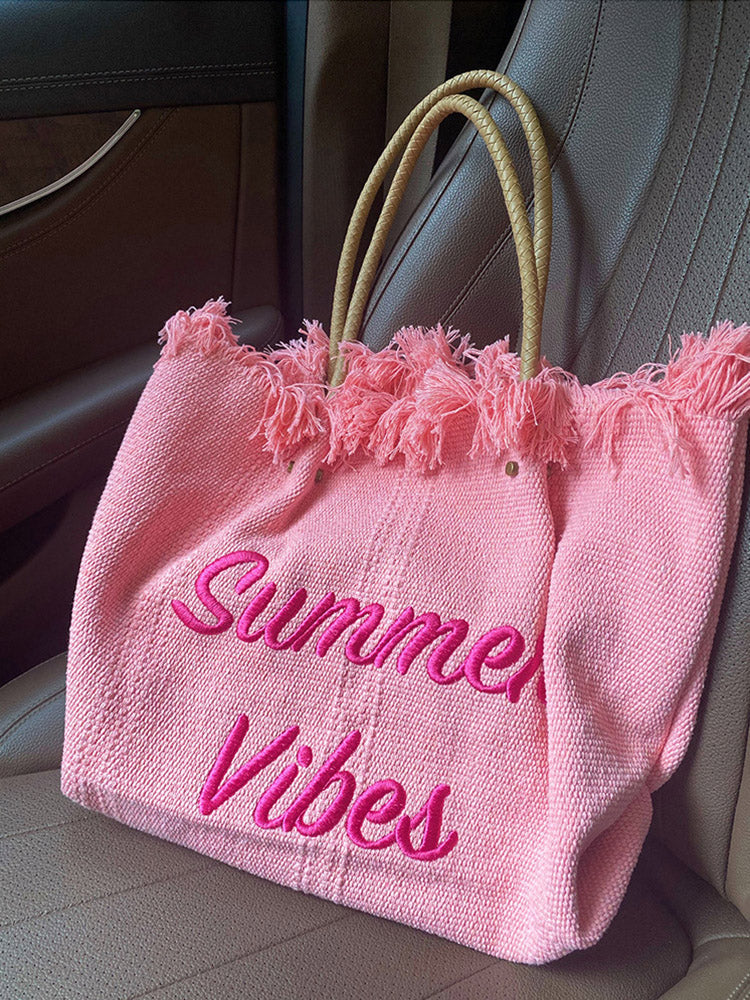 Bolso tote con borlas Summer Vibe