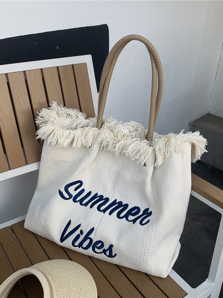 Bolso tote con borlas Summer Vibe