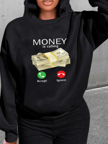 Geld ruft Sweatshirt