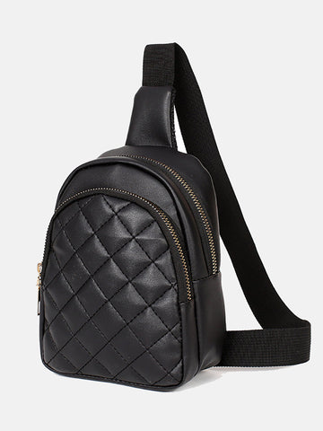 Quilted Sling Crossbody Bag