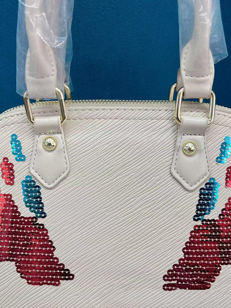 Handtasche mit Paillettendekor