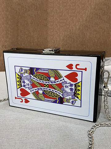 Kleine Poker-Boxtasche