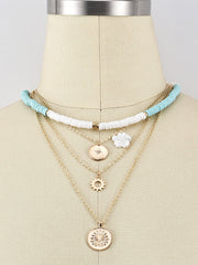 Flower Layer Necklace