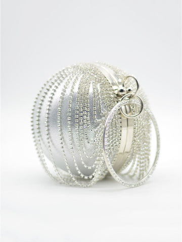 Clutch mit Strass-Kette