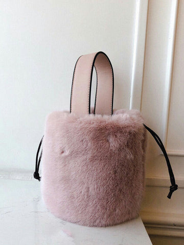 Fluffy Bucket Bag