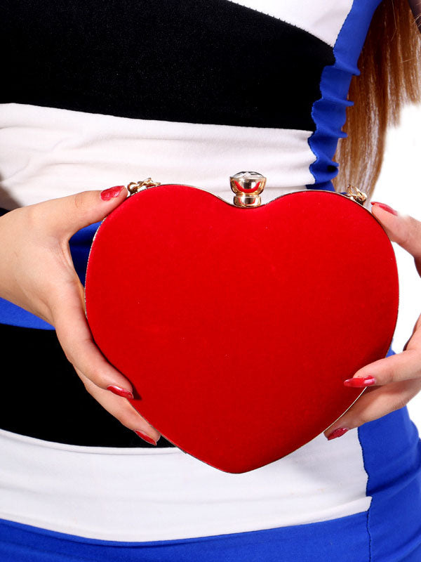 Clutch en forma de corazón