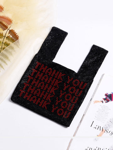 Thank You Sequins Bag