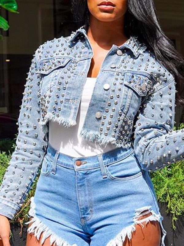 Studded Denim Jacket