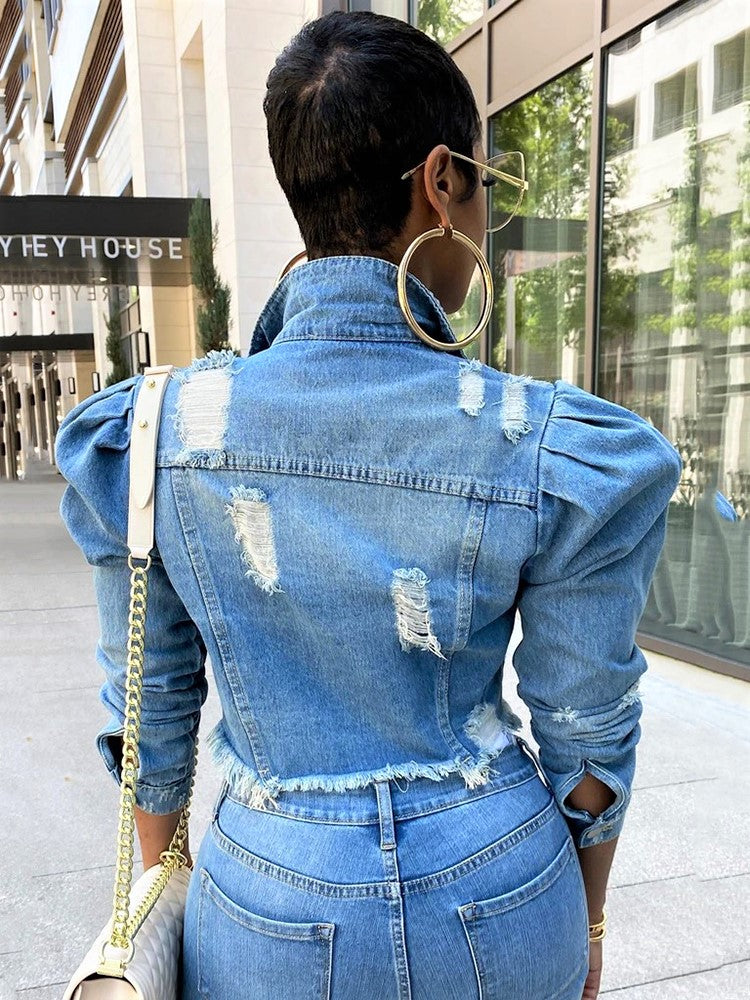 Short Jacket Denim Jacket