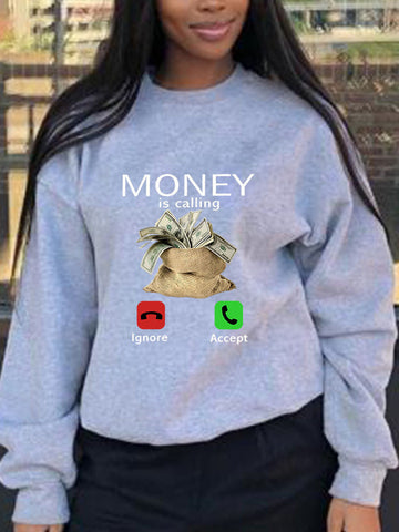 Sudadera Money Is Calling