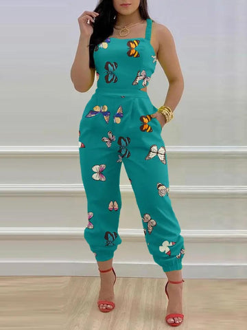 Jumpsuit mit überkreuztem Rücken