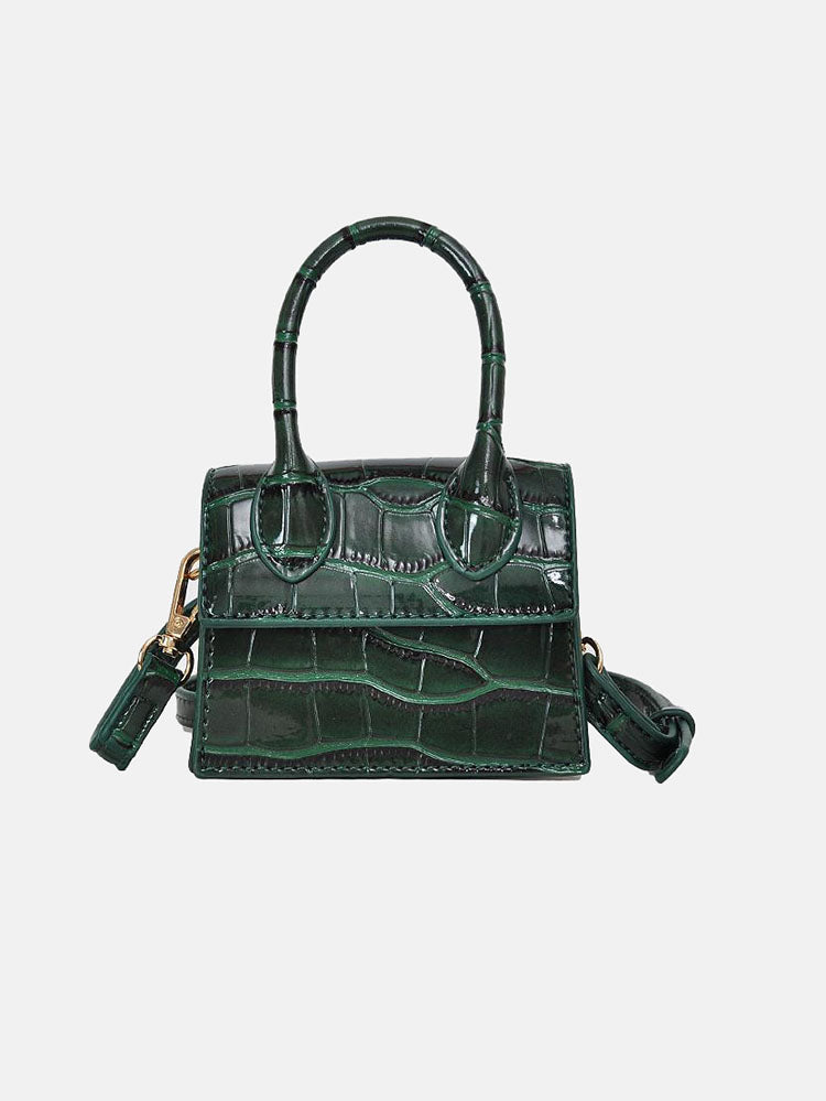 Flap Solid Textured Bag