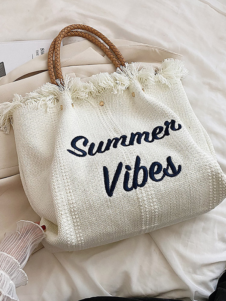 Bolso tote con borlas Summer Vibe