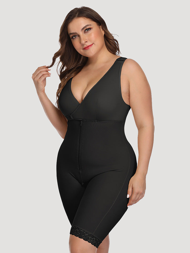 Solid Color Full Body Shapewear