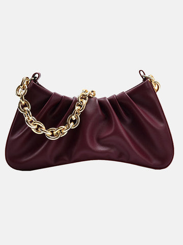 Bolso hobo sólido y suave