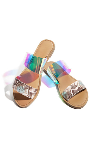 Bling It Out Flat Sandal