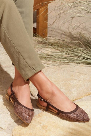 Buckel Strap Flat Sandals