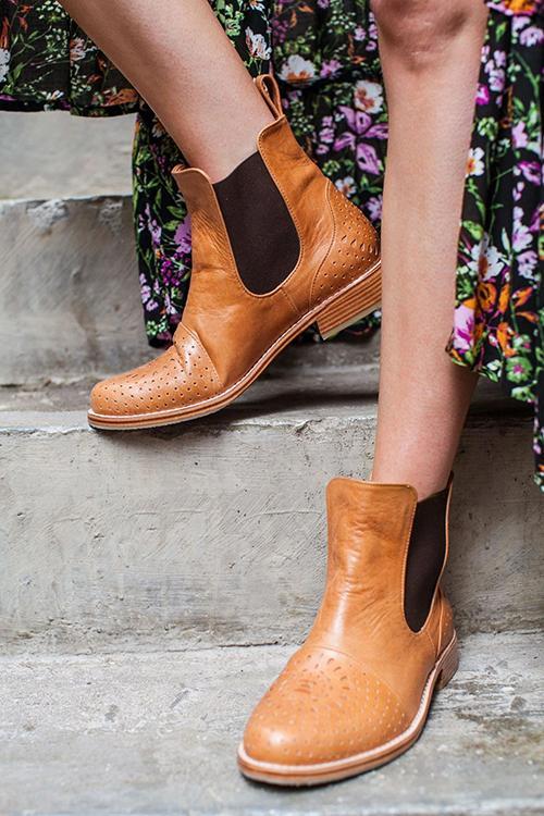 Classical Slip On Chelsea Booties