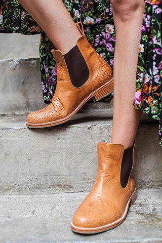 Classical Slip On Chelsea Booties