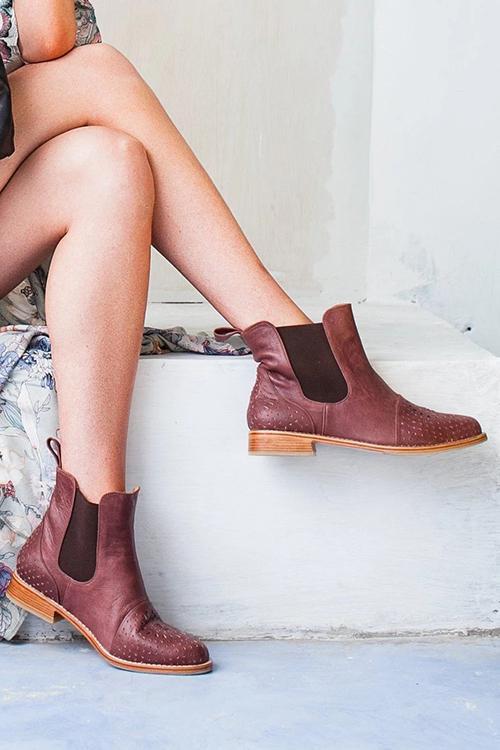 Classical Slip On Chelsea Booties