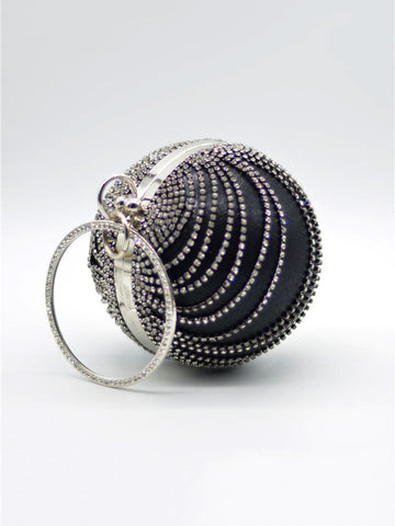 Clutch mit Strass-Kette