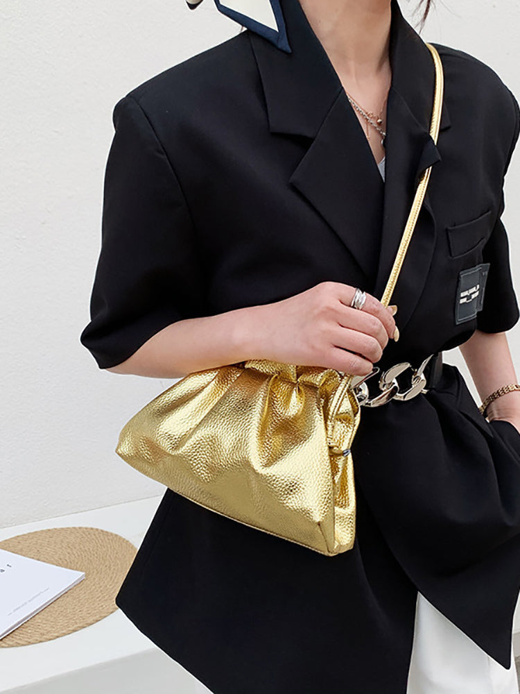 Golden Cloud  Shoulder Bag