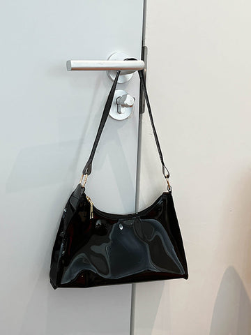 Clear Shoulder Baguette Bag