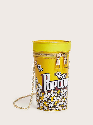 Mini-Popcorn-Umhängetasche