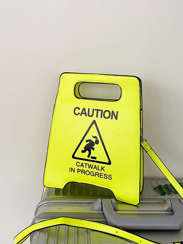 Warning Sign Design Bag