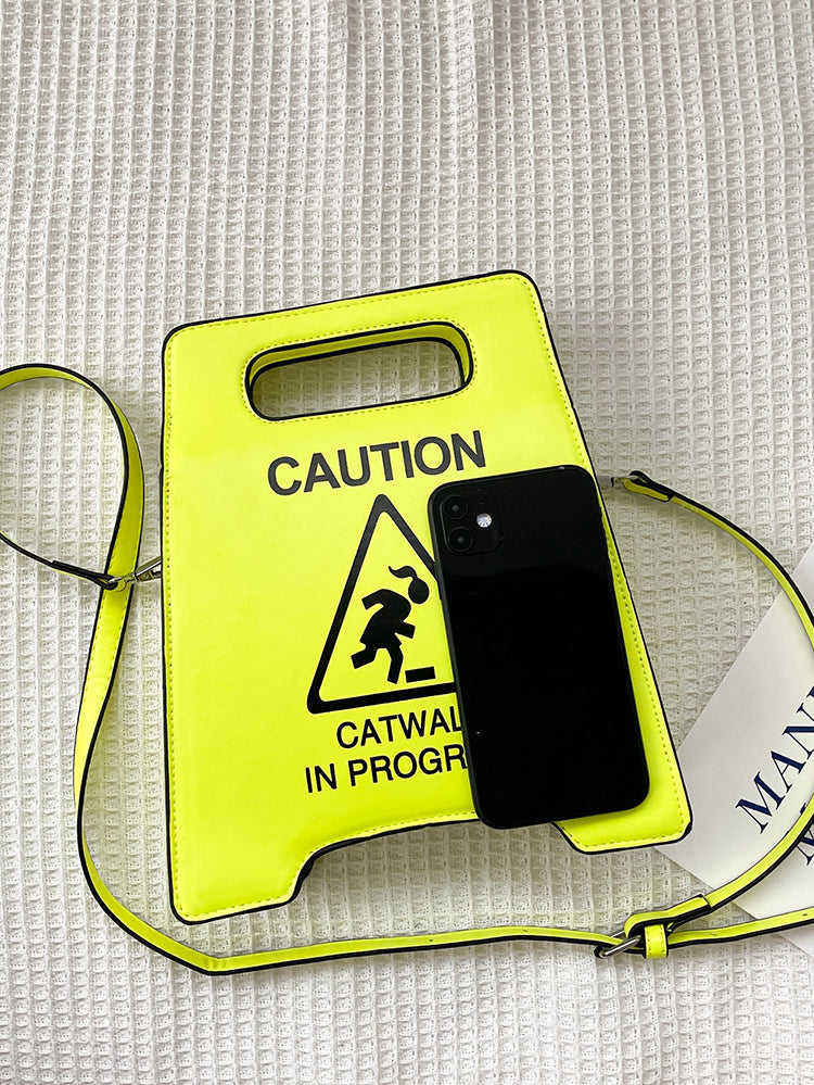 Warning Sign Design Bag