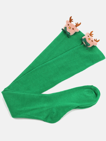 Weihnachts-Elch-Deko-Socken