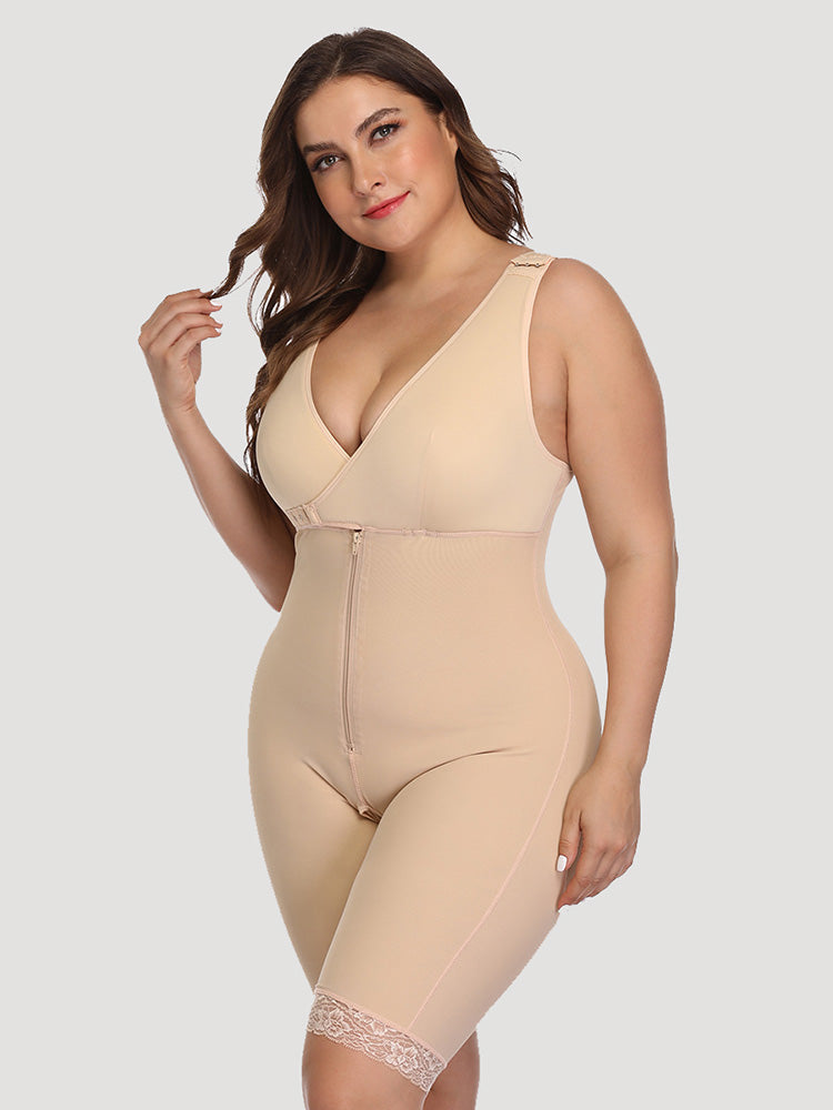 Solid Color Full Body Shapewear