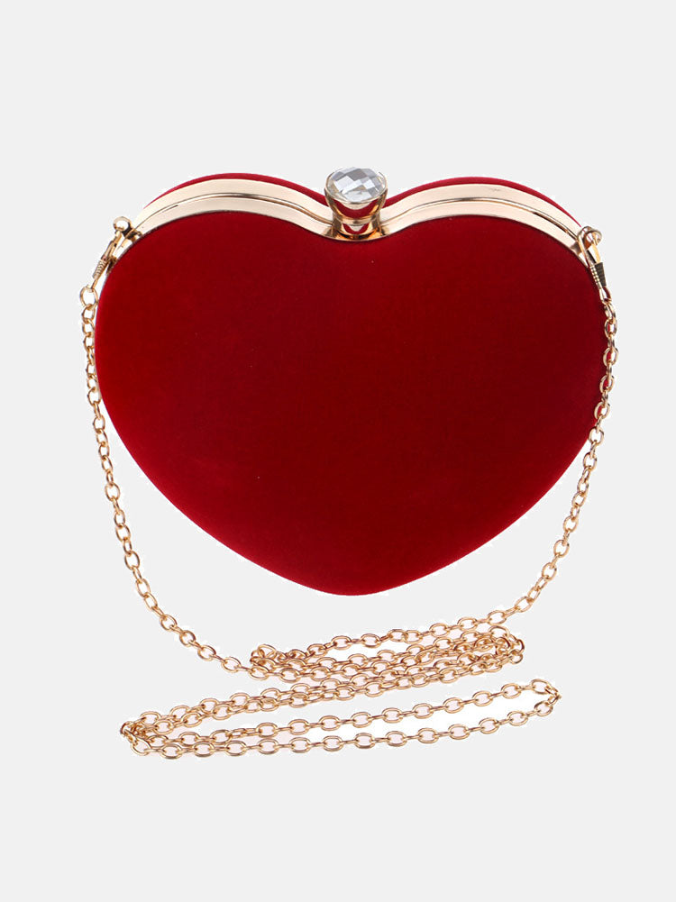 Heart-Shaped Clutch