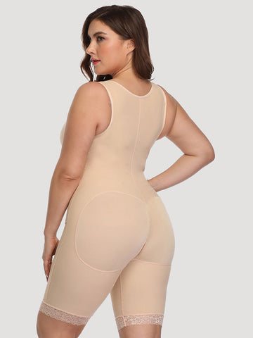 Solid Color Full Body Shapewear