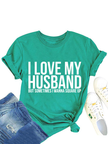 Camiseta "Amo a mi marido"