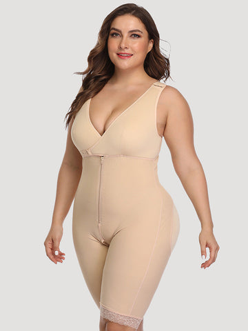 Solid Color Full Body Shapewear