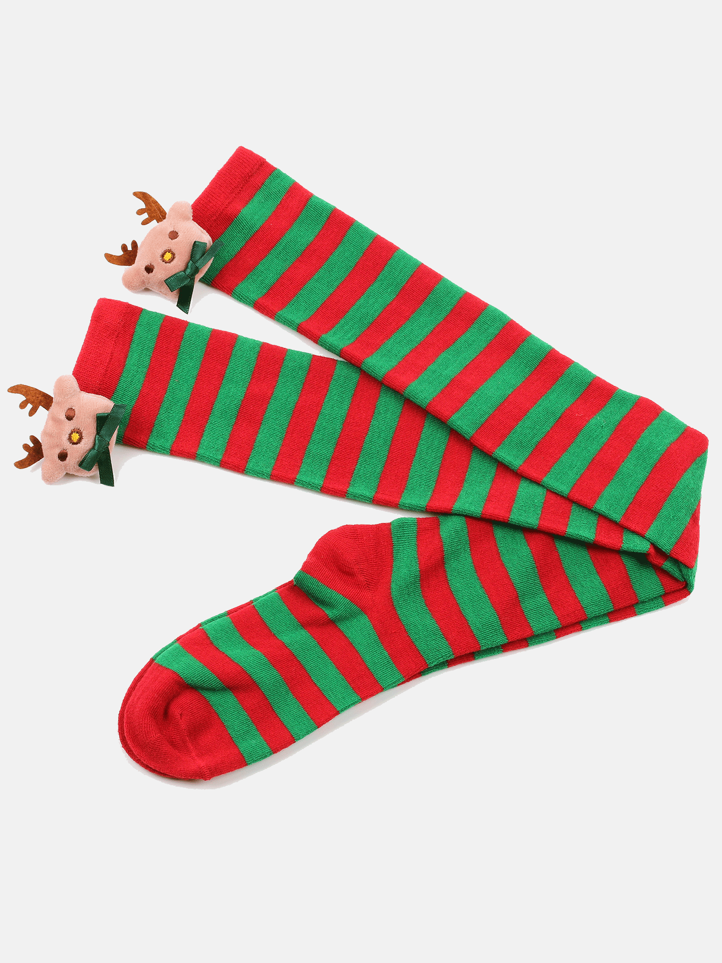 Christmas Elk Deco Socks