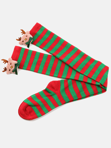 Christmas Elk Deco Socks