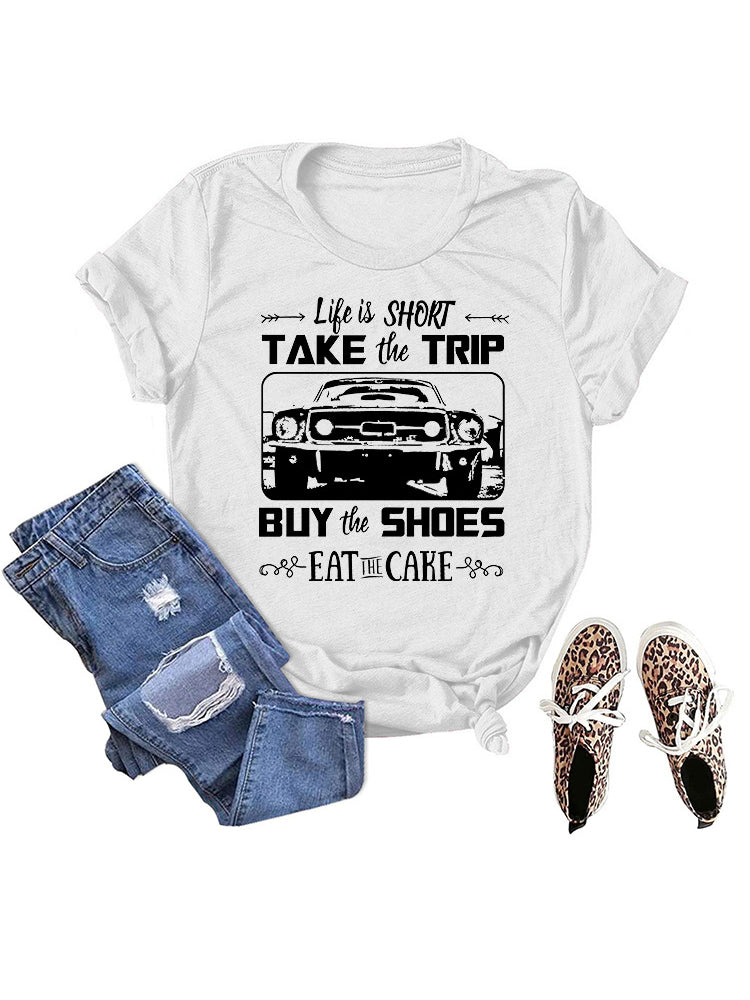 Camiseta informal Take The Trip